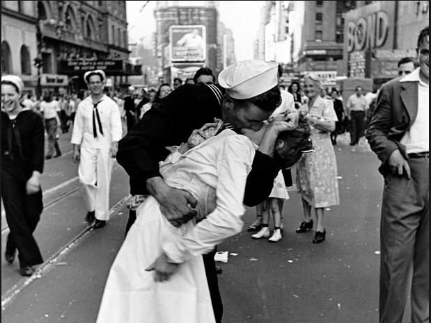 Greta Friedman was kissed by a sailor in Times Square in this iconic photo that came to...