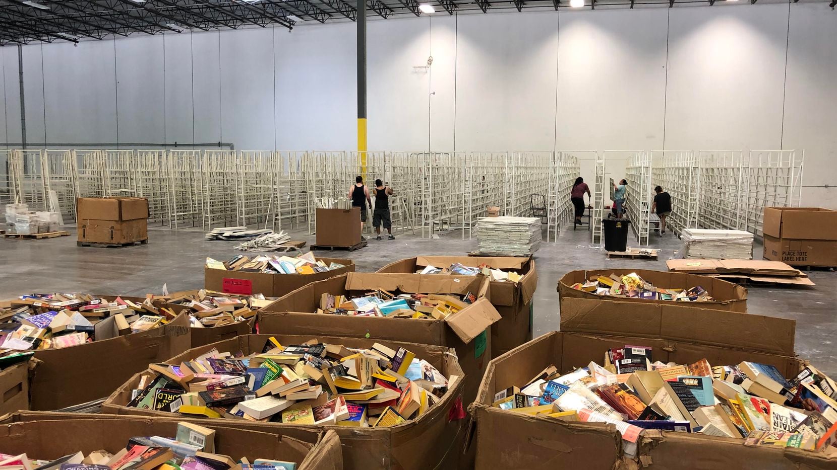 Used book seller ThriftBooks is tripling the size of its Dallas fulfillment center and plans...