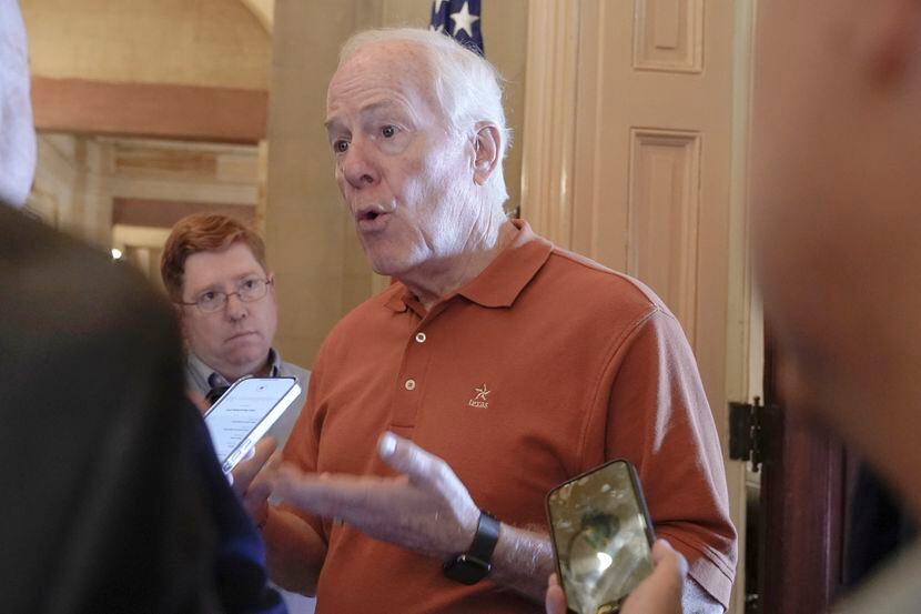 U.S. Sen. John Cornyn on Tuesday bucked the trend of top Texas Republicans who are...