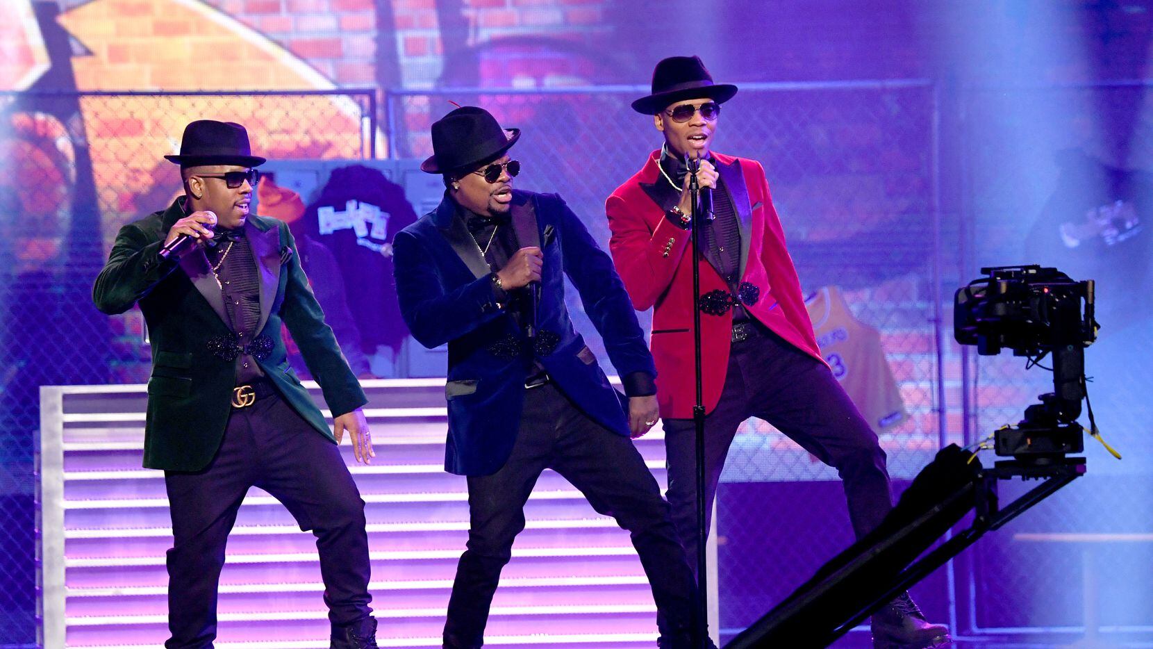 Bell Biv Devoe
LOS ANGELES, CALIFORNIA - NOVEMBER 22: (L-R) In this image released on November 22, Michael Bivins, Ricky Bell, Ronnie DeVoe of Bell Biv DeVoe perform onstage for the 2020 American Music Awards at Microsoft Theater on November 22, 2020 in Los Angeles, California. (Photo by Kevin Mazur/AMA2020/Getty Images for dcp)