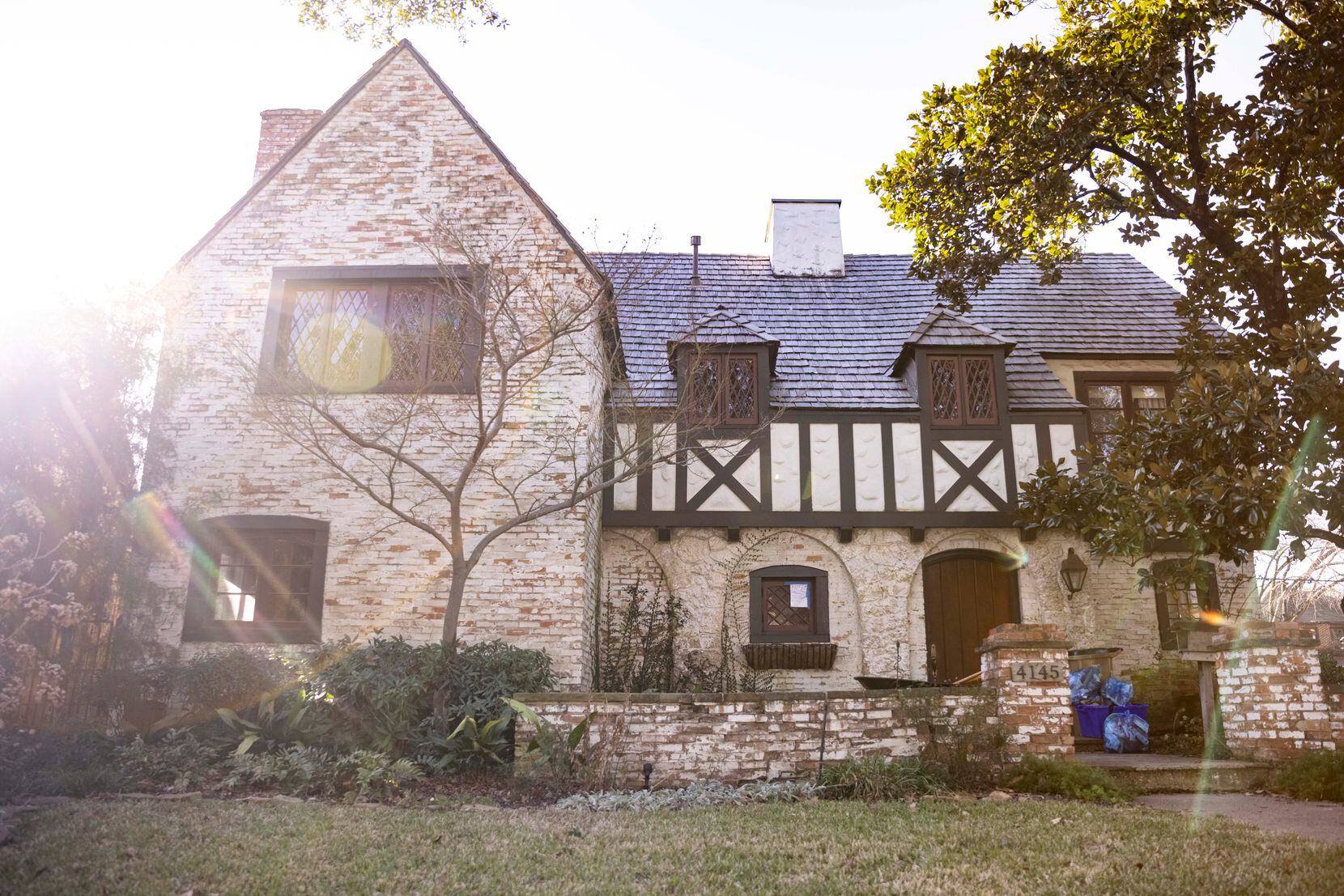 The exterior 4145 Shenandoah St, Charles Dilbeck, architect, on Wednesday, Jan. 5, 2022, in University Park, TX. 