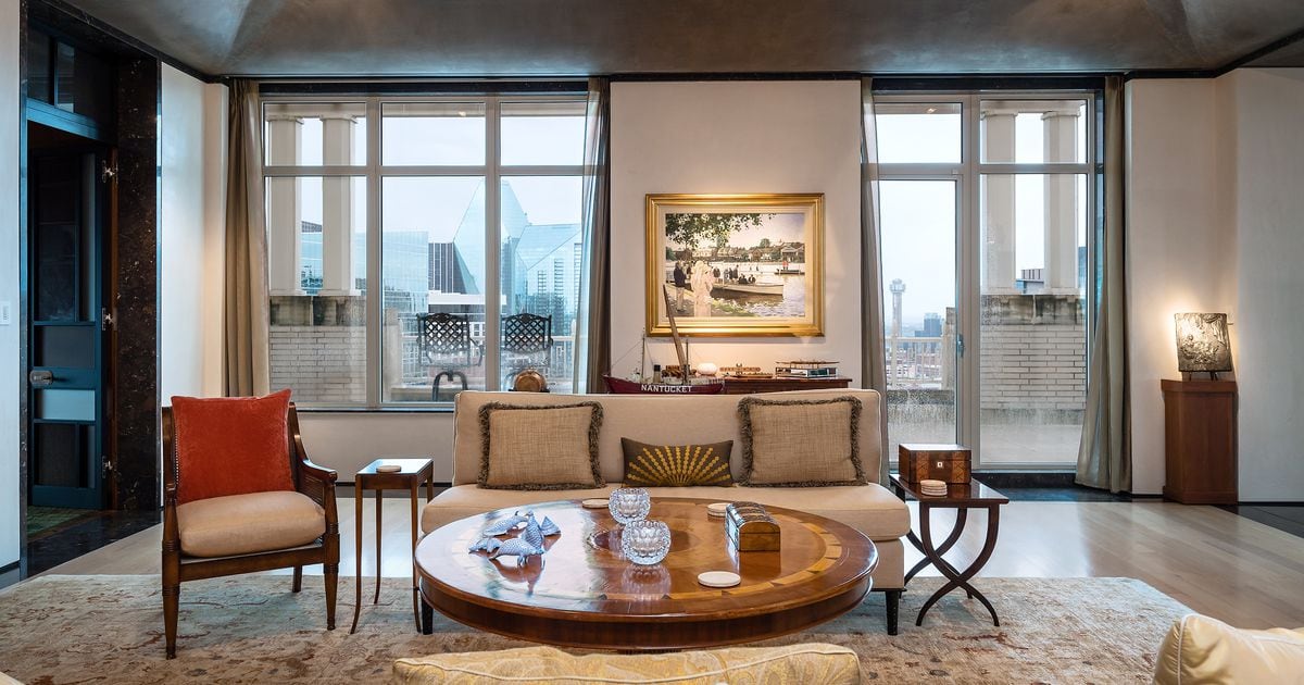 Check out this 4-bedroom Dallas condo on the 22nd floor of Ritz-Carlton