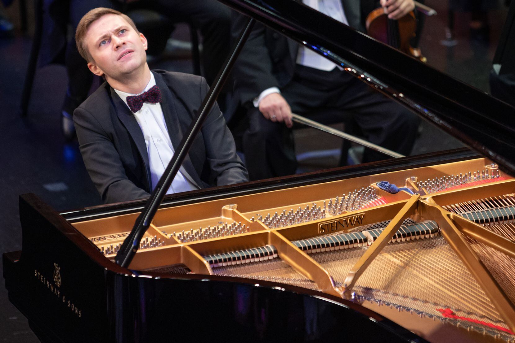 Dmytro Choni, 28, of Ukraine performs Beethoven Piano Concerto No. 3 in C Minor with...