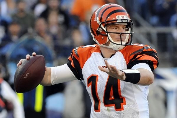 Cincinnati Bengals rookie quarterback Andy Dalton has led the Bengals to a 6-2 record, thanks to steady play. The former TCU star has a passer rarting of 85.0, with 1,696 yards passing, 12 touchdowns and seven interceptions.