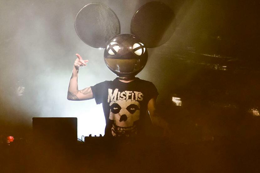 Deadmau5 performed at the Seaport District's Pier 17 Rooftop on Sept. 8, 2018, in New York...