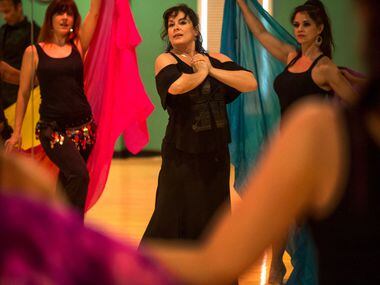 Julia Alcántara rehearses for the August fusion show of her Ida y Vuelta Flamenco.