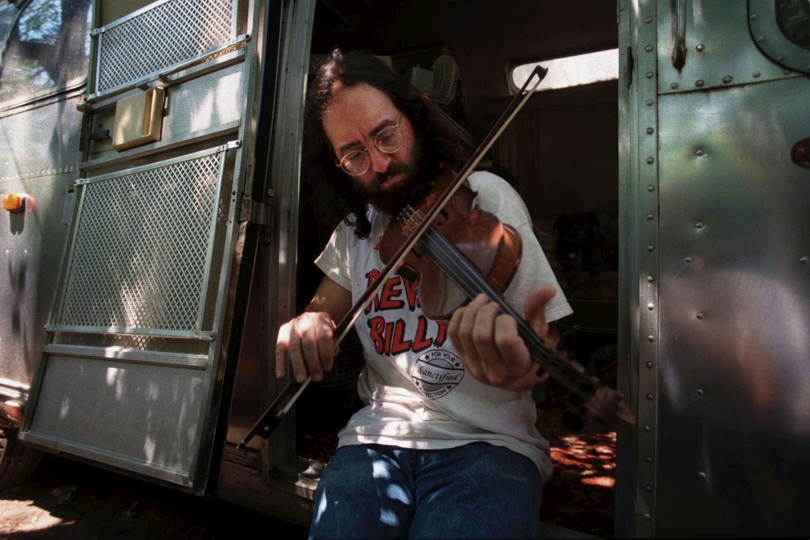 Austin folk-rock musician James McMurtry worked on learning the fiddle in 1998 while...