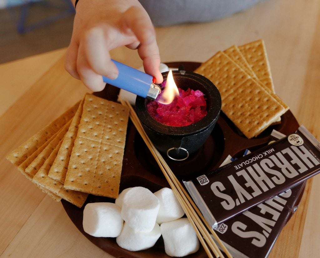 The S'mores Platter available at the Halcyon Coffee Bar and Lounge photographed on Tuesday...