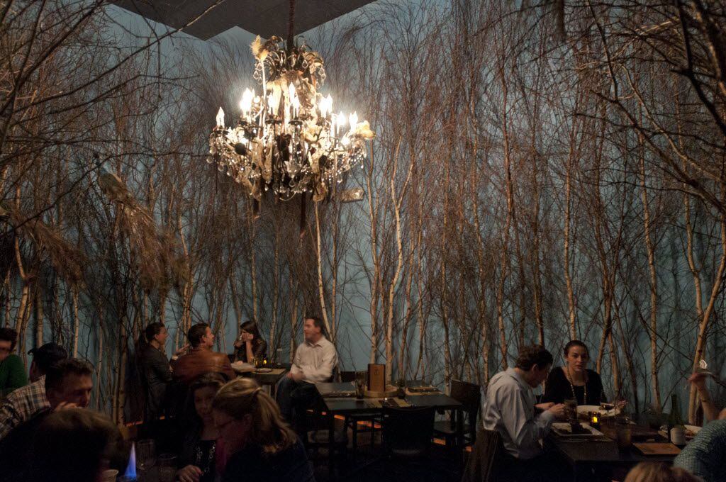The private dining room at Tillman's Roadhouse in the Bishop Arts District.  Photographed on...