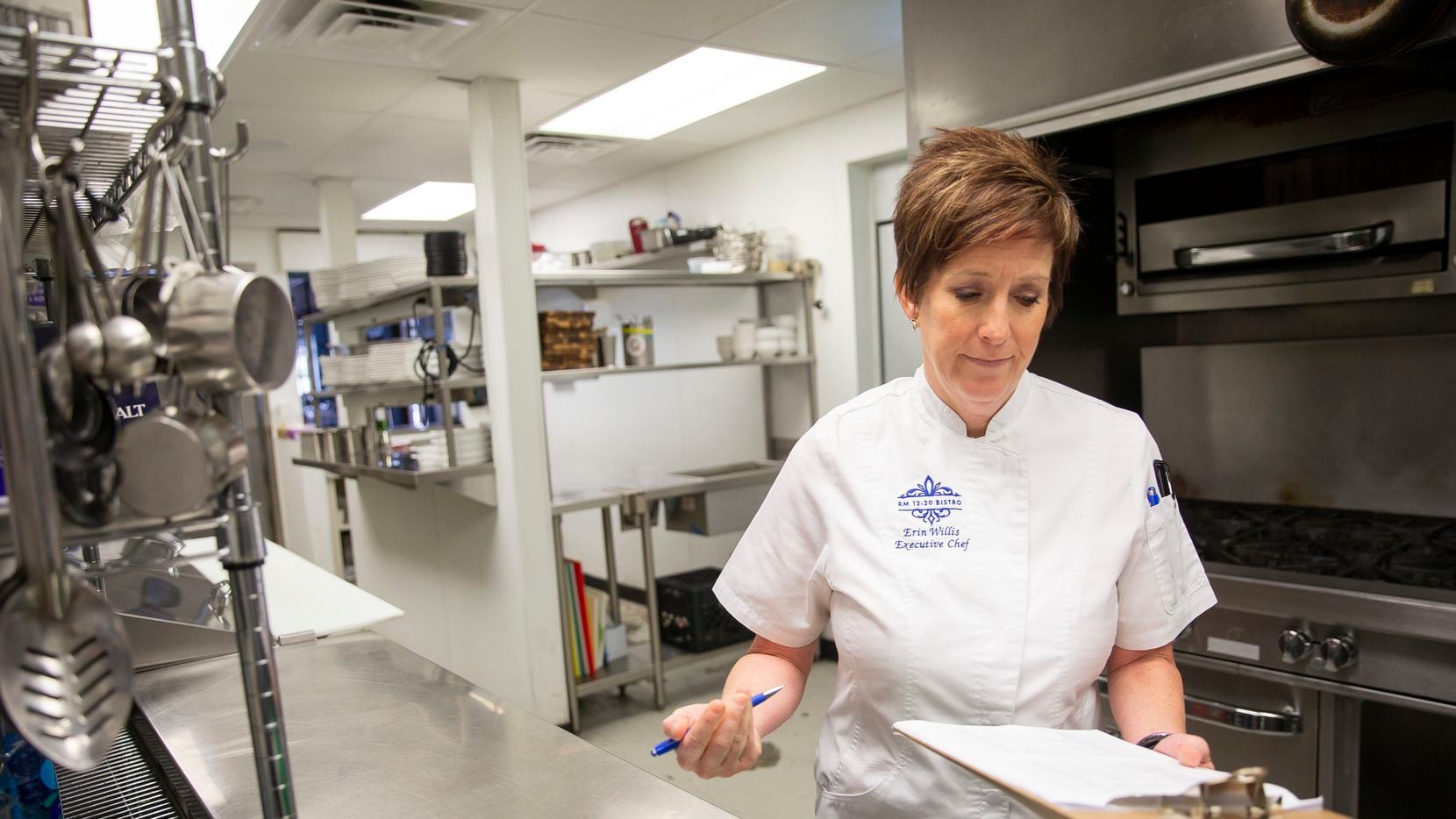 Erin Willis, owner and operator of RM 12:20 Bistro in Lake Highlands, prepares her upcoming...