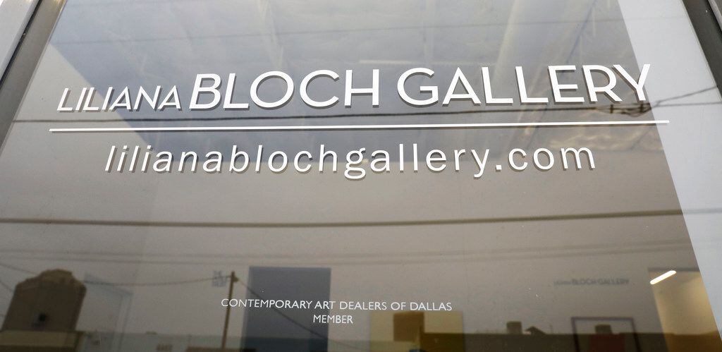 The Liliana Bloch Gallery on Monitor Street in the Dallas Design District. 