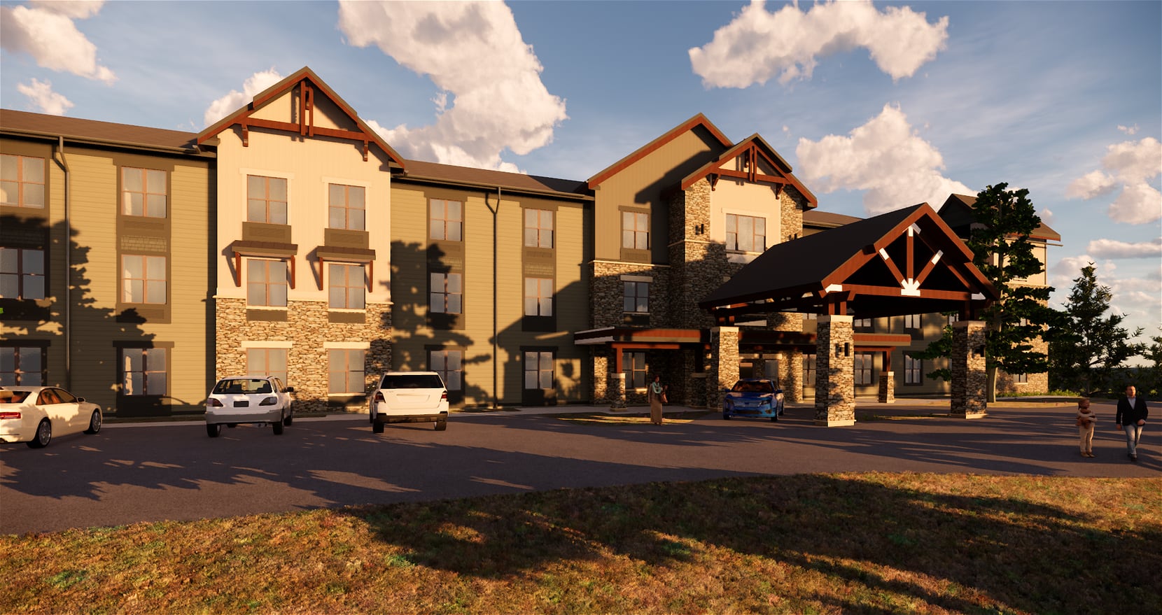 A rendering of the Flagstaff community to be developed by Civitas Senior Living and an...