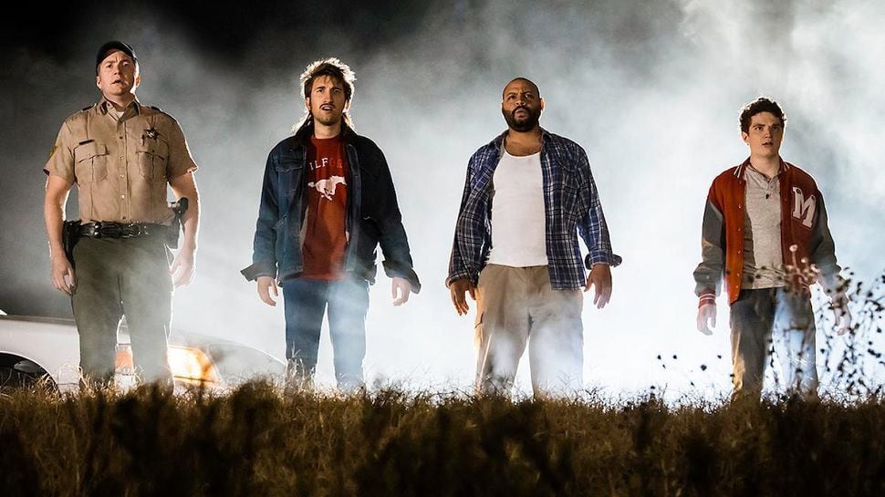 Shot in Austin, Rooster Teeth produced a feature film, Lazer Team, that was about four guys who accidentally found a special suit to battle aliens.