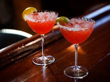 Red Head Ritas were served to guests during the opening of Reba’s Place in downtown Atoka,...