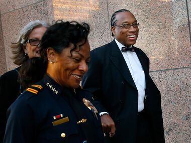 Dallas County Commissioner John Wiley Price arrives with his lawyers for the first day of...