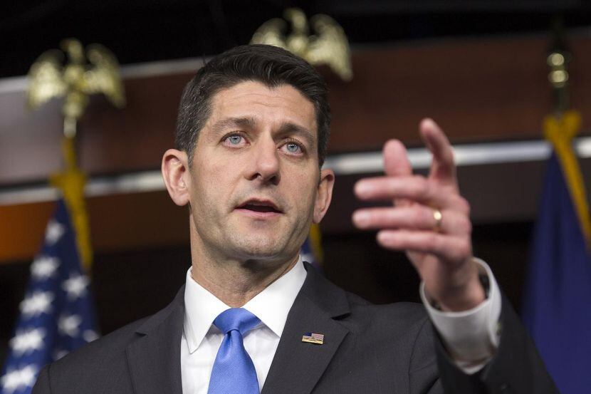 Paul Ryan, líder de la mayoría republicana en la cámara baja.(AP)
