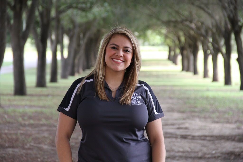 Ana Jimenez, a Texas A&M International University student who benefits from tuition set-asides.