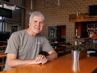 Owner Gary Sanders is shown at Native Station Beer Garden Cafe.