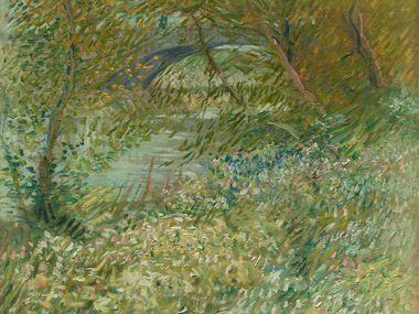 Vincent van Gogh, Dutch, active in France, 1853 to 1890, River Bank in Springtime, 1887. ...