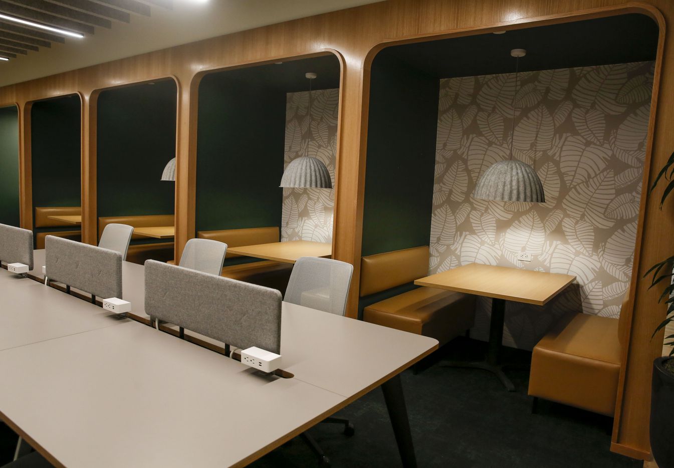 There are many different styles of co-working spaces at Hana.