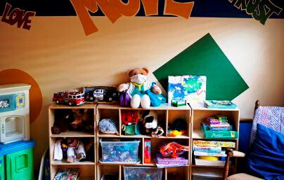Un cuarto para niños en Garland. Foto G.J. MCCARTHY/ DMN
