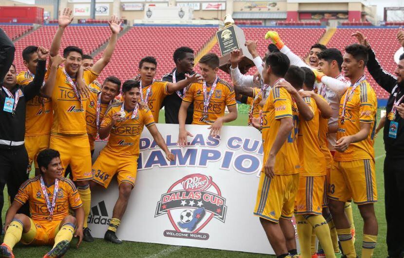 Tigres de México ganó el Super Group de la Dallas Cup 2018. Foto de Omar Vega para Al Día
