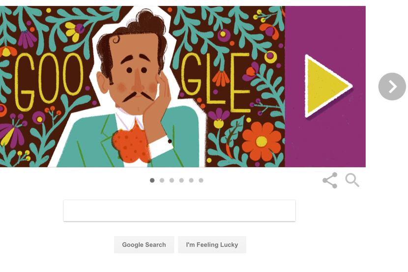 Doodle de Google en honor a Pedro Infante.

