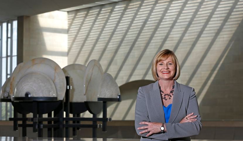 Dallas Symphony president and CEO Kim Noltemy is pictured at the Meyerson Symphony Center in...