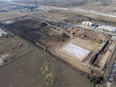 One of Lovett Industrial's new projects is a two-building business park being built in North Fort Worth.