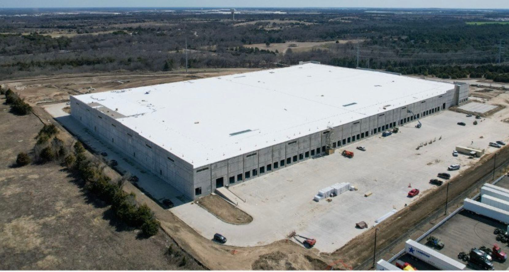The newly built Tradepoint 20/45 warehouse is on Cleveland Road near Interstate 20.