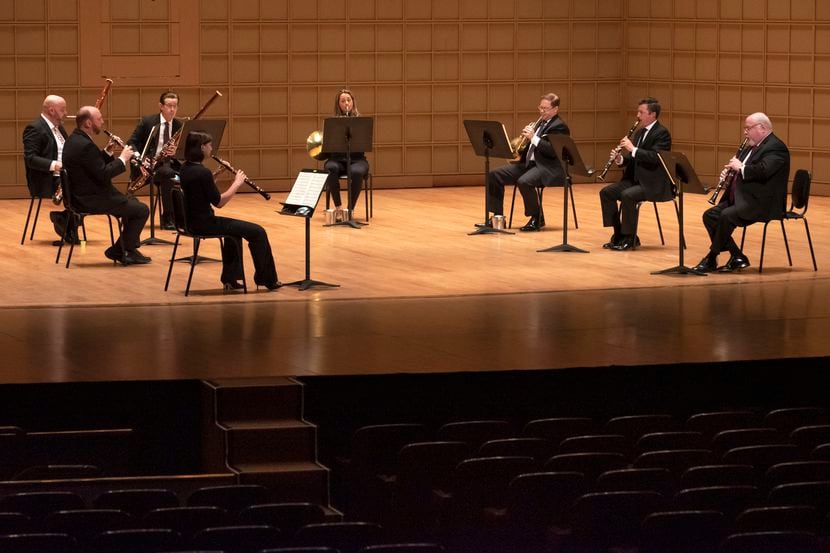 The Dallas Symphony Orchestra performs Mozart Serenade in C minor, K. 388 for wind octet,...