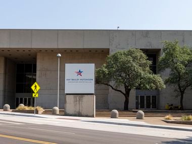 The Kay Bailey Hutchison Convention Center in downtown Dallas in 2021.