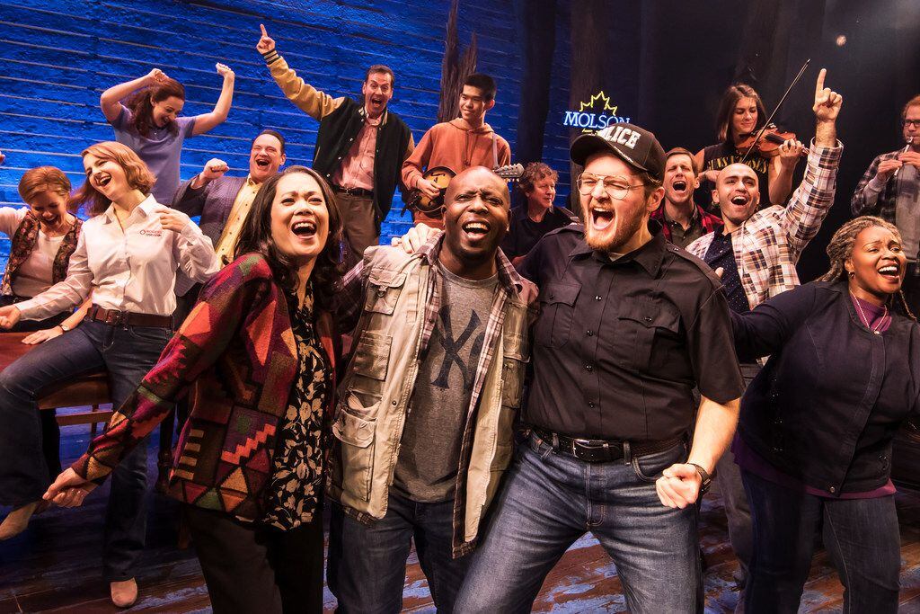 A scene from Come from Away, the Broadway touring musical headed to Dallas.