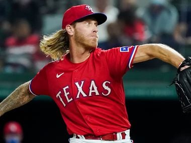 Texas Rangers pitcher Mike Foltynewicz delivers during the third inning against the Baltimore Orioles at Globe Life Field on Friday, April 16, 2021.