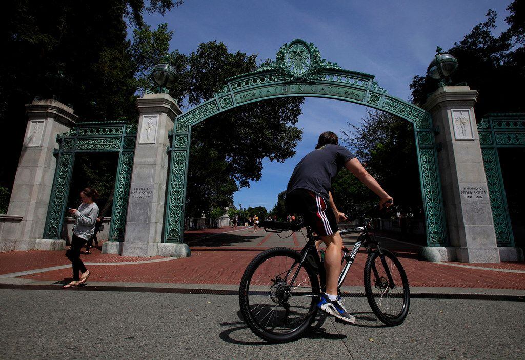 Sather Gate at the University of California, Berkeley.