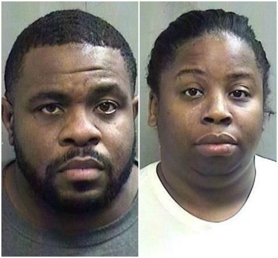 Derick Roberson, 38, and Shamonica Page, 34, were booked into the Arlington Jail on injury...
