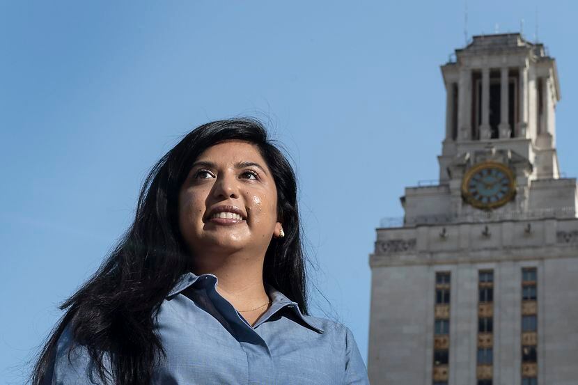 Reyna Flores, 35, a doctoral student at the University of Texas at Austin, is fueled by her...