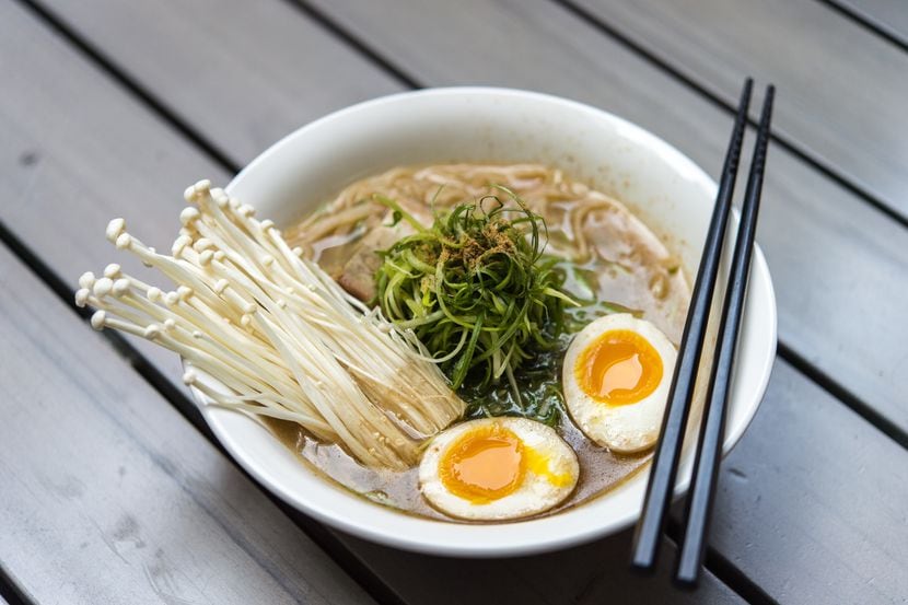 Ivan Ramen's food is made inside Blue Sushi Sake kitchens in Dallas and Fort Worth. Ivan...
