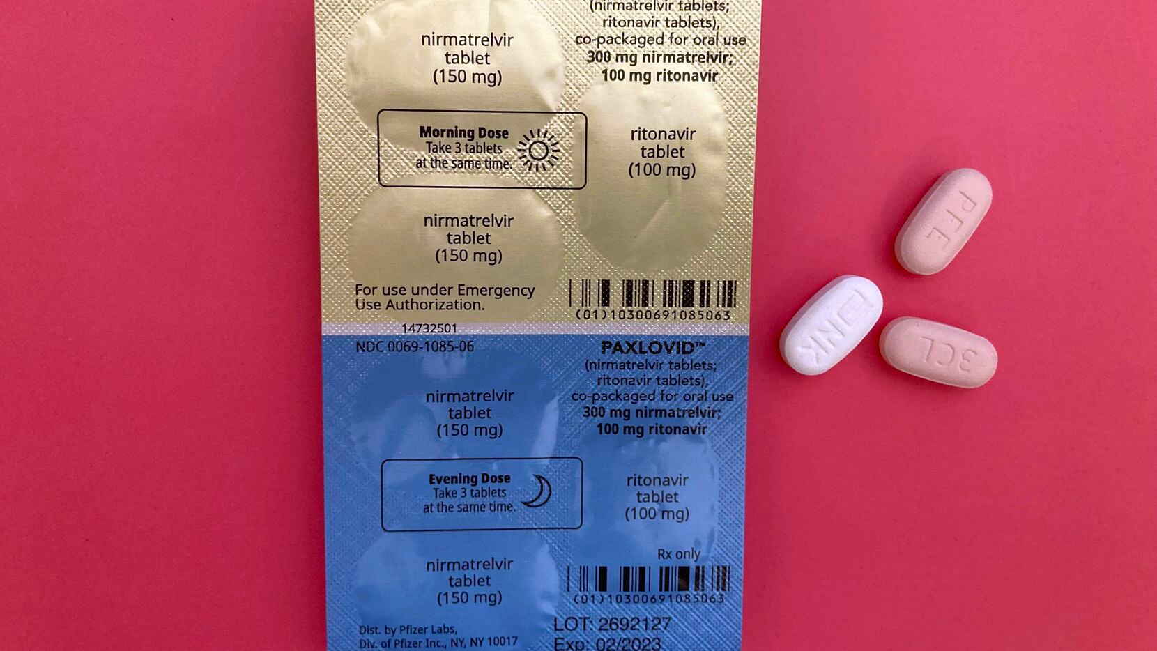 FILE - The anti-viral drug Paxlovid is displayed in New York, Monday, Aug. 1, 2022. Pfizer...