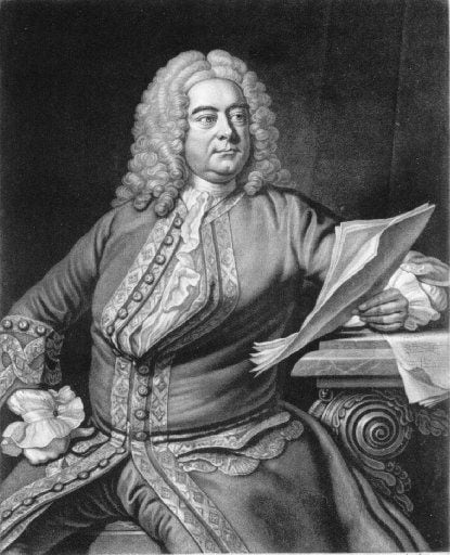  Handel by John Faber after Thomas Hudson
mezzotint engraving, 1749, courtesy of the Handel...