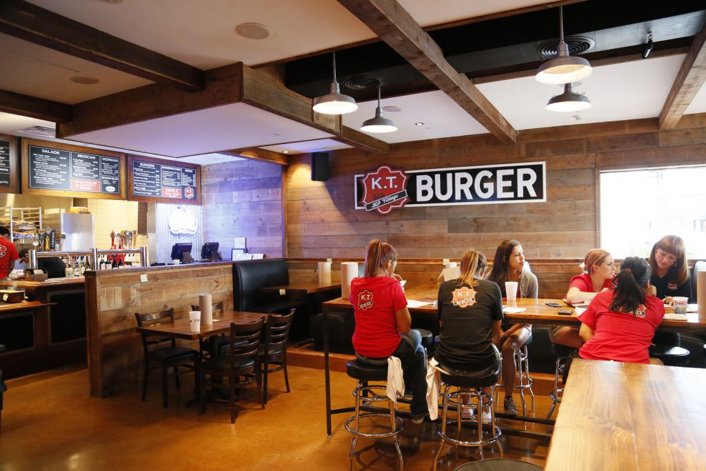 An interior view of a dining area at K.T. Burger