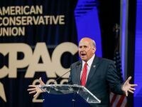 Rep. Louie Gohmert gives remarks at the Conservative Political Action Conference on Sunday, July 11, 2021, in Dallas. (Elias Valverde II/The Dallas Morning News)