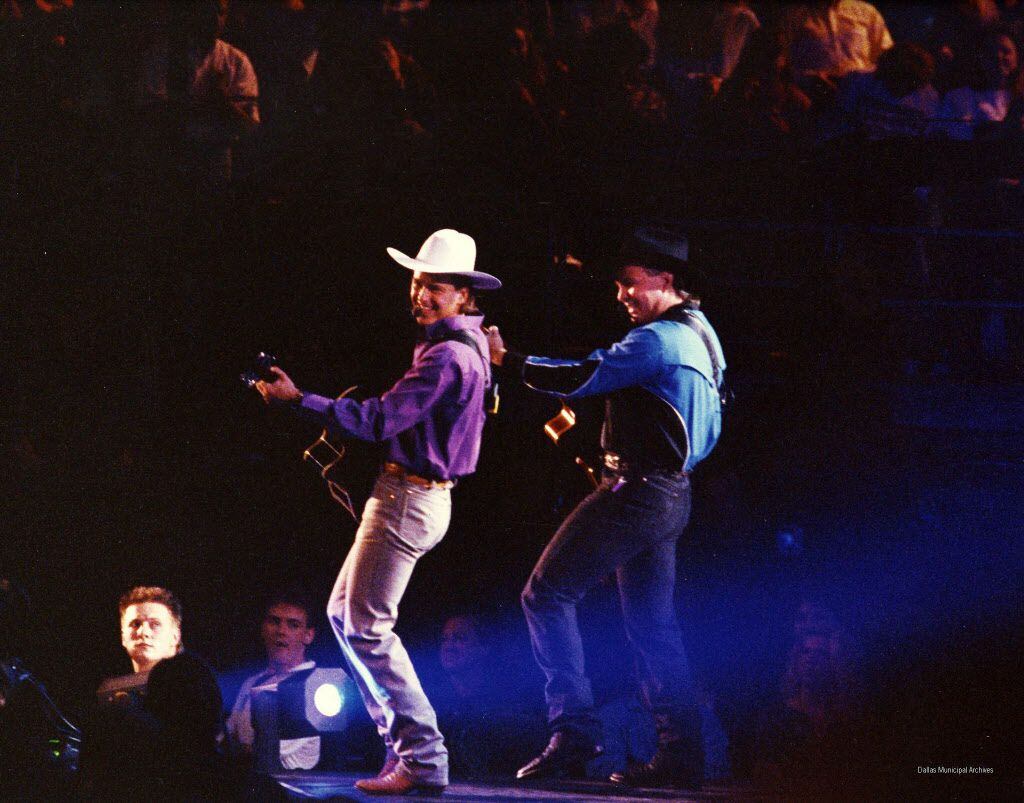 Garth Brooks (right), September 20, 1991