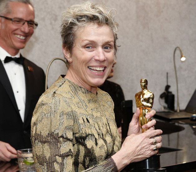 La actriz Frances McDormand ganó el premio Oscar gracias a su actuación en Tres Anuncios por...
