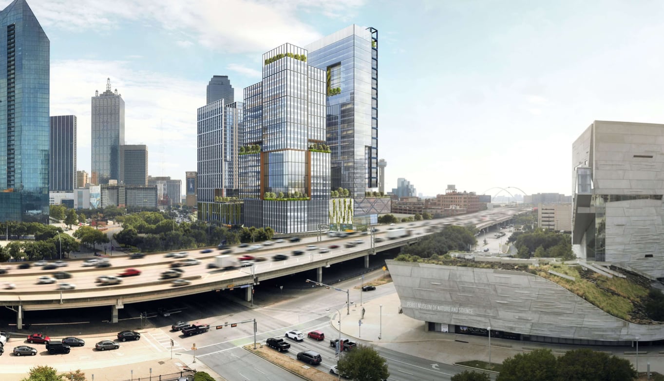 The huge Field St. District project is planned across from the Perot Museum