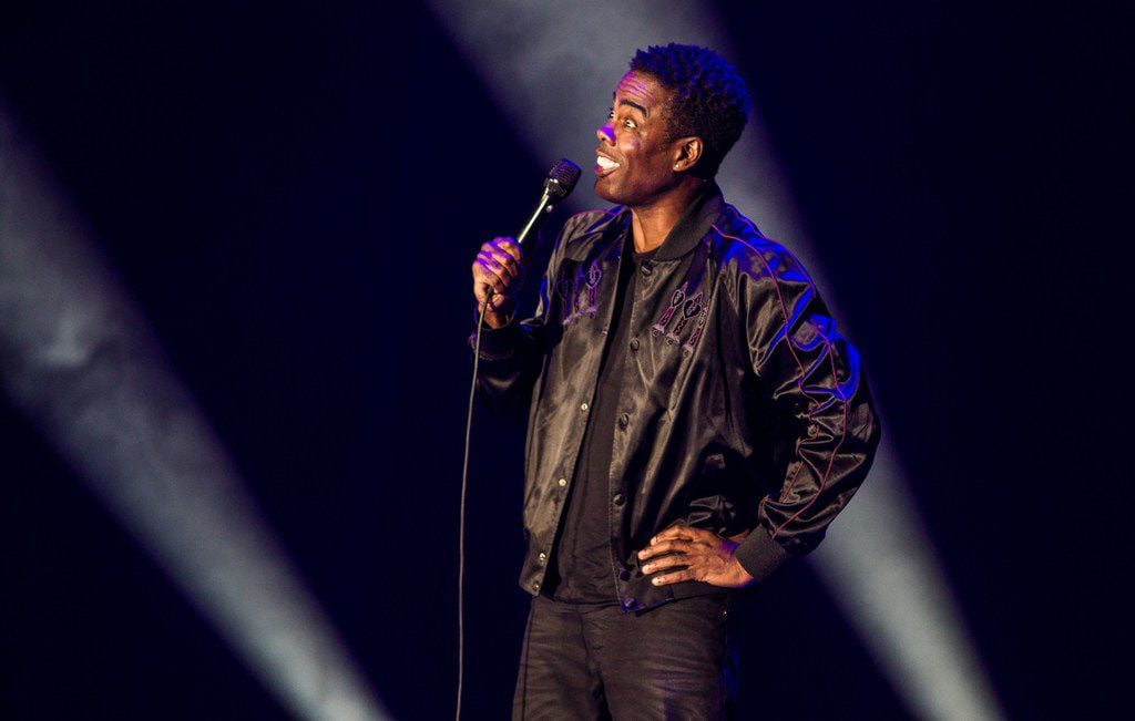 US comedian Chris Rock peformes his Total Blackout Tour show in the Ziggo Dome in Amsterdam,...