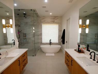 A bathroom in one of the new Centre Living Homes near Highland Park.