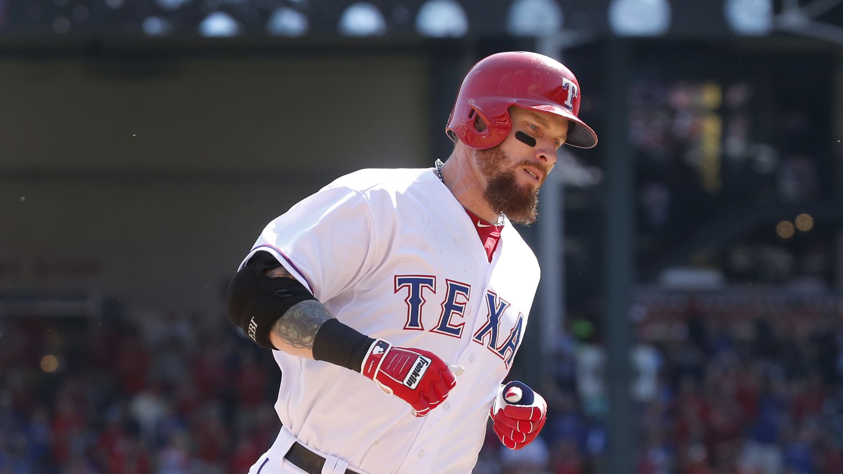 Texas Rangers Josh Hamilton Red Replica Men's Alternate Player