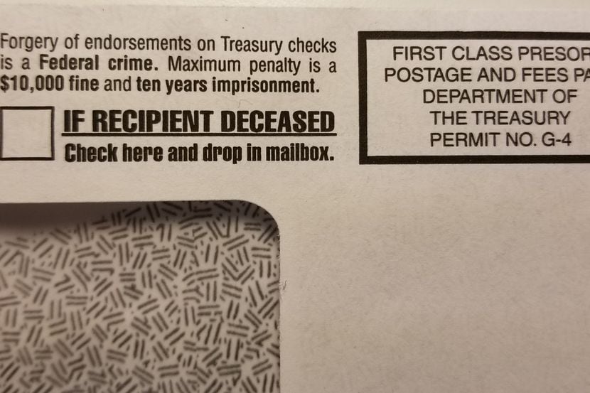 Los sobres en los que el IRS envía los cheques de estímulo tienen un enunciado que pregunta...