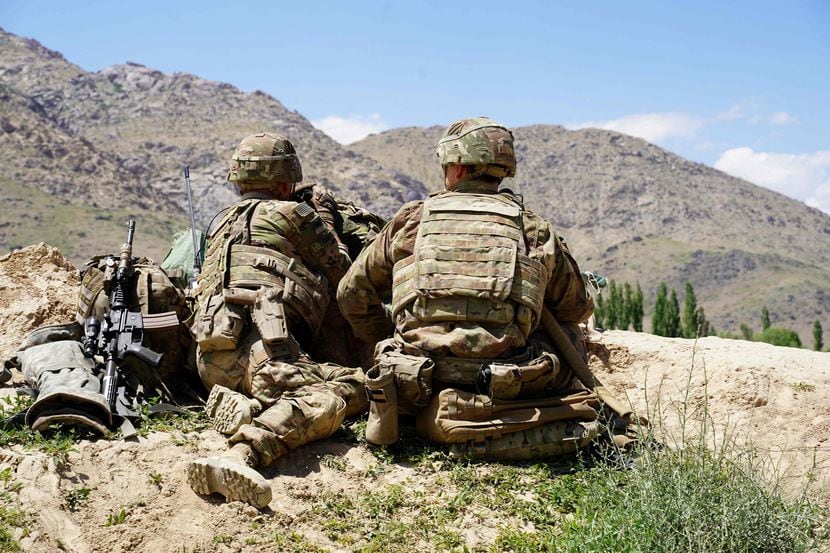 Foto de archivo del 6 de junio de 2019 donde se ve a soldados estadounidenses en un trabajo...